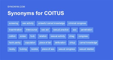 coitus synonym